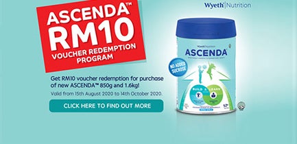 ASCENDATM RM 10 Voucher Redemption Program