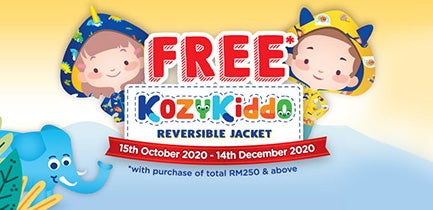 Wyeth Nutrition Kozy Kiddo Reversible Jacket Reward